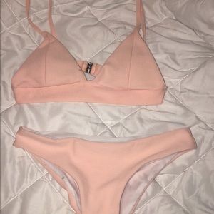 ZAFUL pastel pink bikini